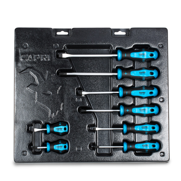 Capri Tools Kontour Screwdriver Set, 8 pcs 25000-SS8KPS